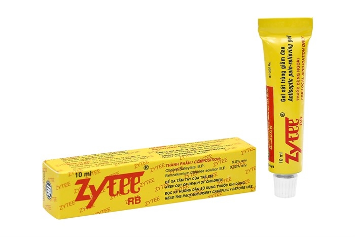 Zytee RB Bôi nhiệt miệng Ấn Độ (Tuýp 10ml)